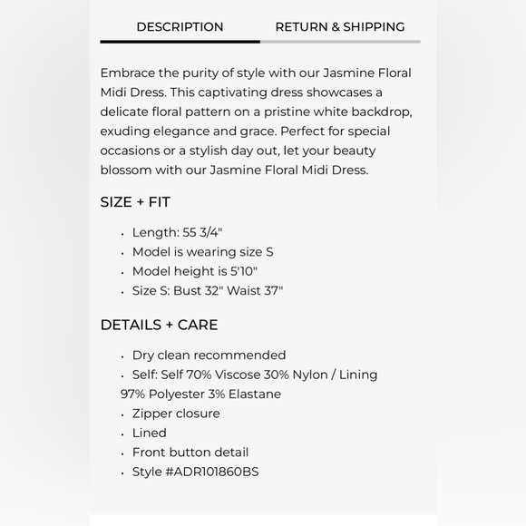 ASTR the Label Jasmine Floral midi dress - Picture 9 of 9